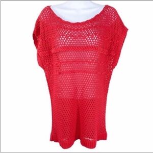 LAFAYETTE 148 NEW YORK crochet top L